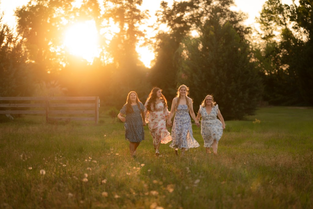 golden hour photoshoot in south carolina